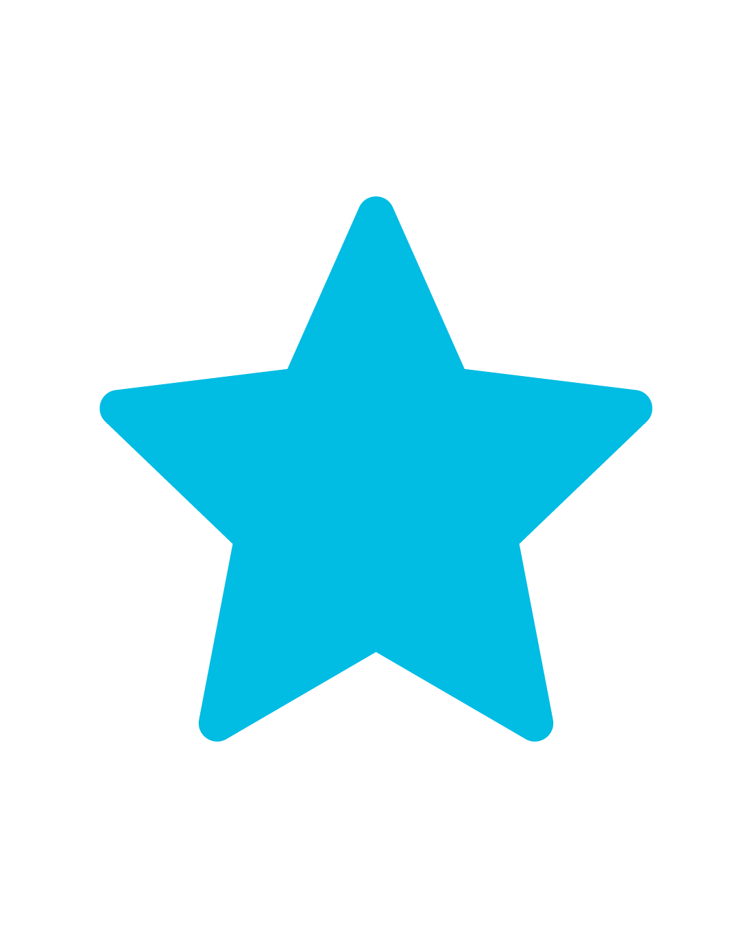 Parche para granos Stiq Patches Starwear de hidrocoloide con diseño de estrella azul (poolside)
