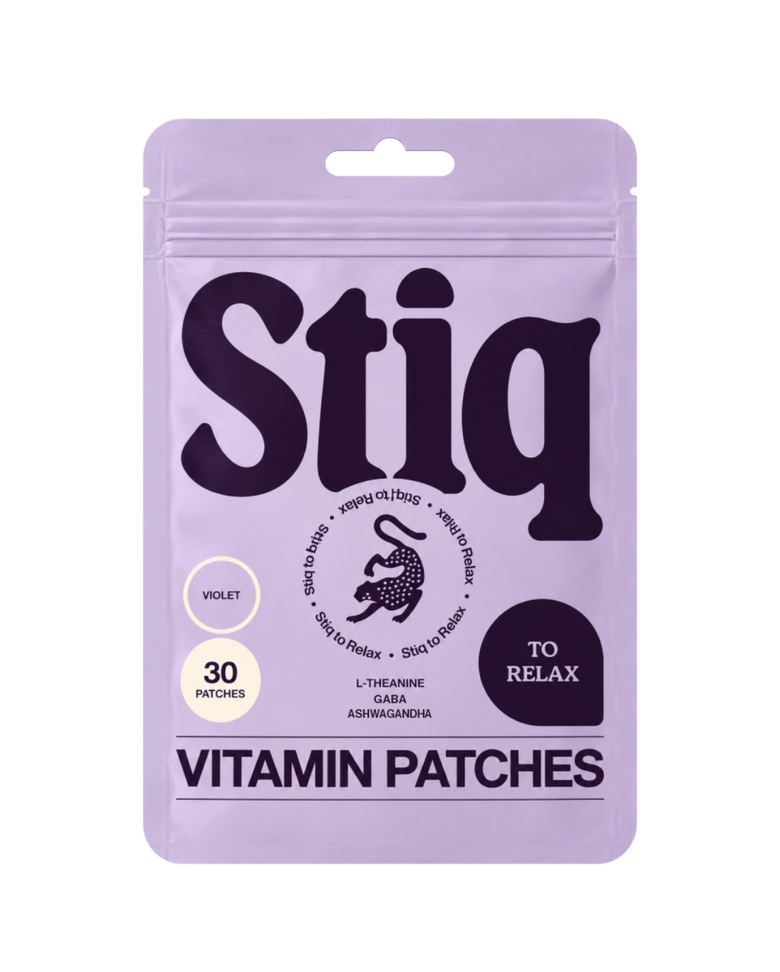 Parches de vitaminas para relajarse Stiq Patches Relax, 30 parches por envase.