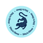 Parche de vitaminas para dormir Stiq Patches Sleep con diseño de leopardo azul.