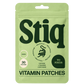 Parches de vitaminas para mejorar la concentración Stiq Patches Focus, 30 parches por envase.