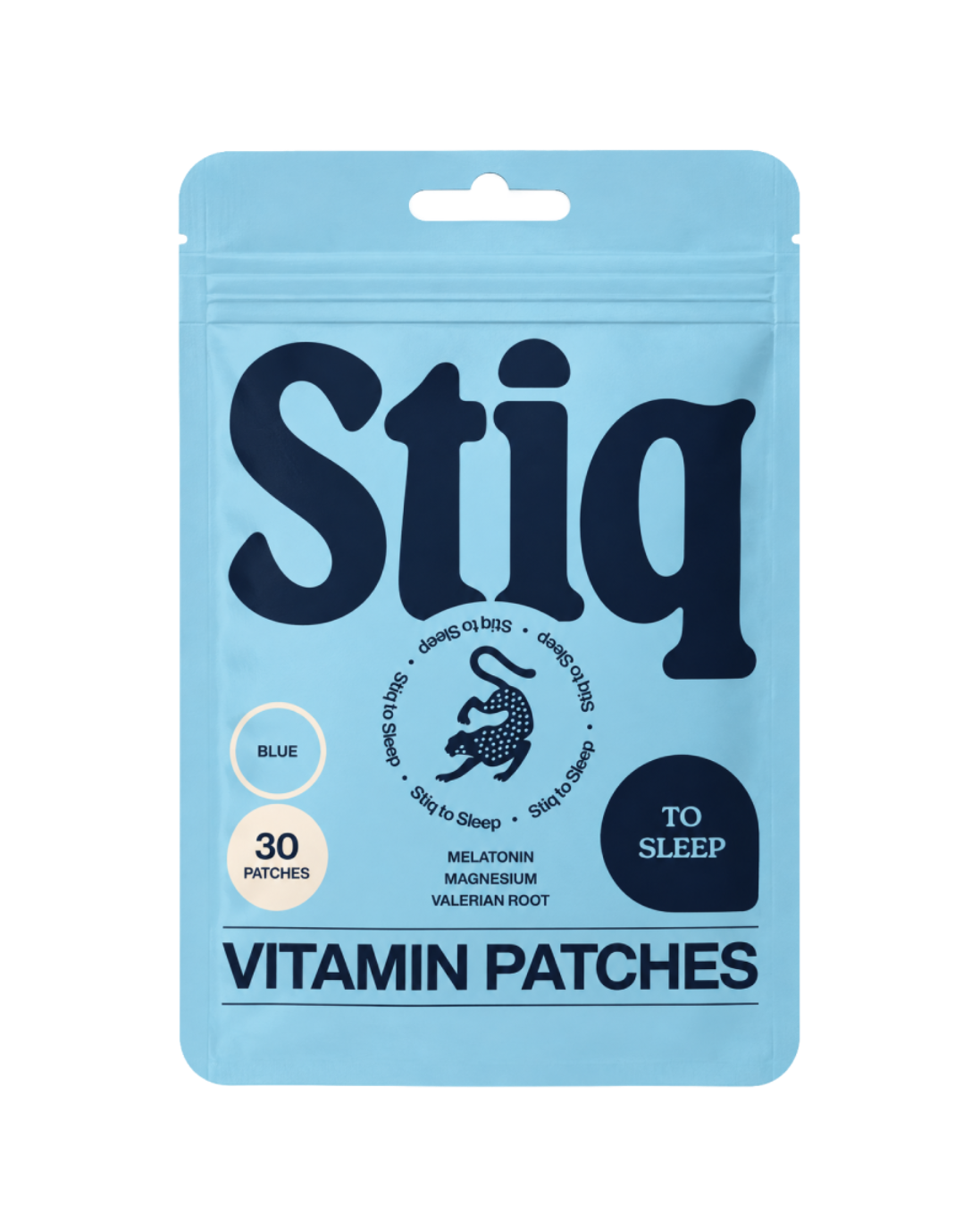 Parches de vitaminas para dormir Stiq Patches Sleep, 30 parches por envase.